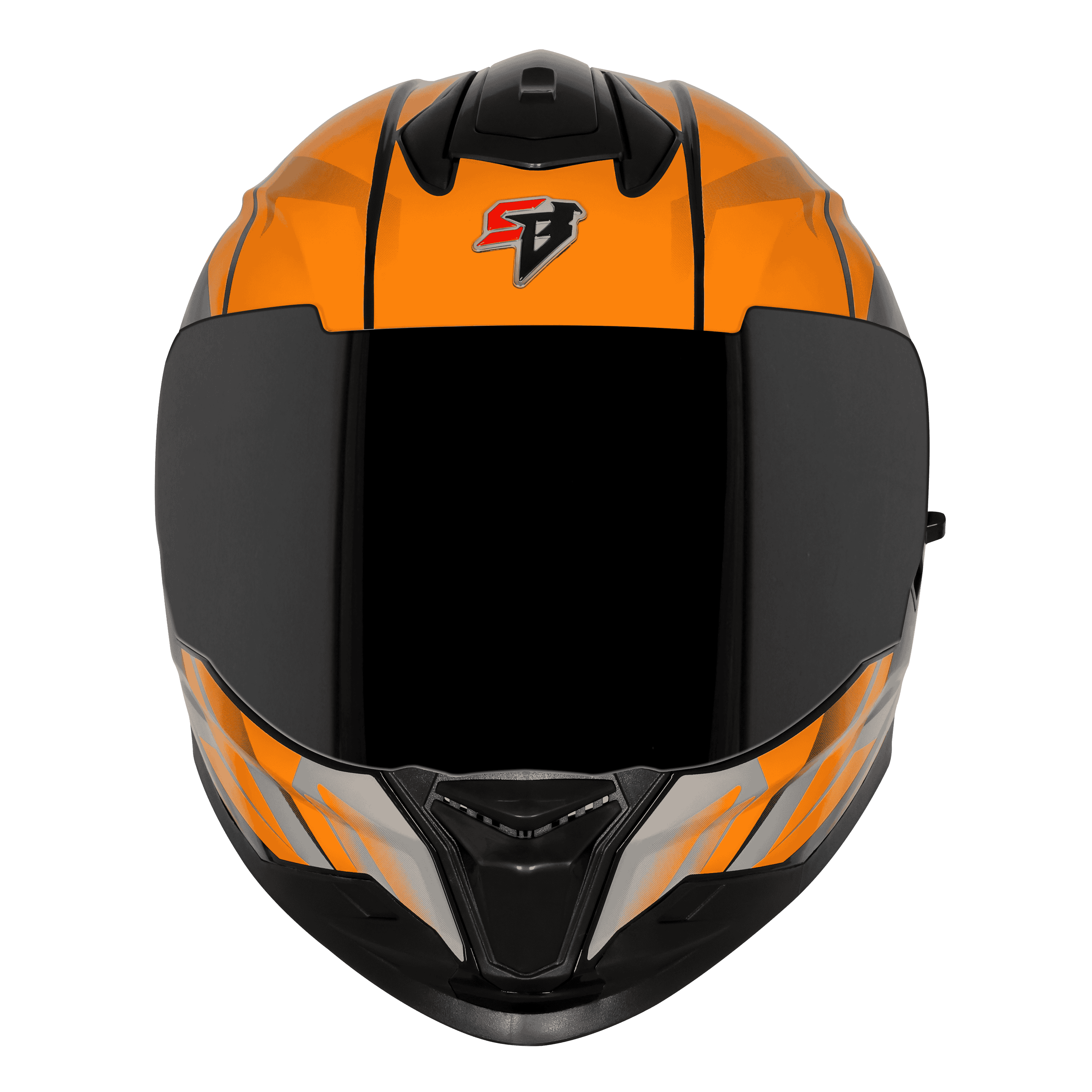 SBH-57 ISS FIGHTER F4 MAT BLACK WITH ORANGE